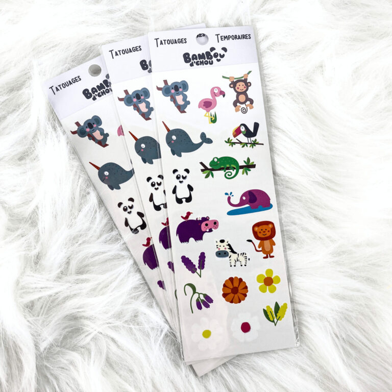 Tatouages temporaires - Bambou d'Chou