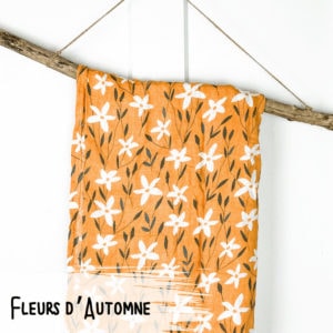 Fleur d’Automne – Mousseline Bambou/Coton